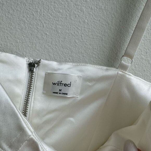 Aritzia Wilfred Oklahoma Sweetheart Birch White Bridal Bustier Corset Size Mediu - Picture 5 of 10